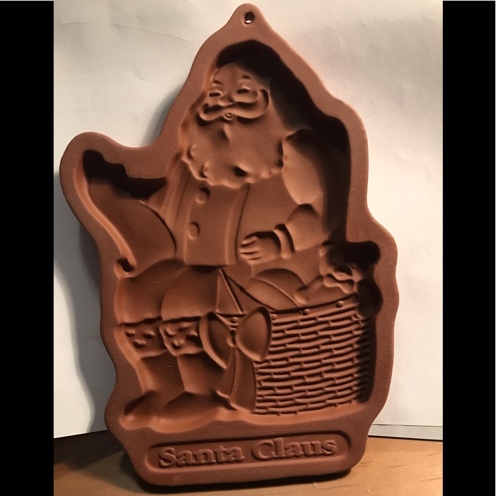 Longaberger 1992 Santa Claus cookie mold